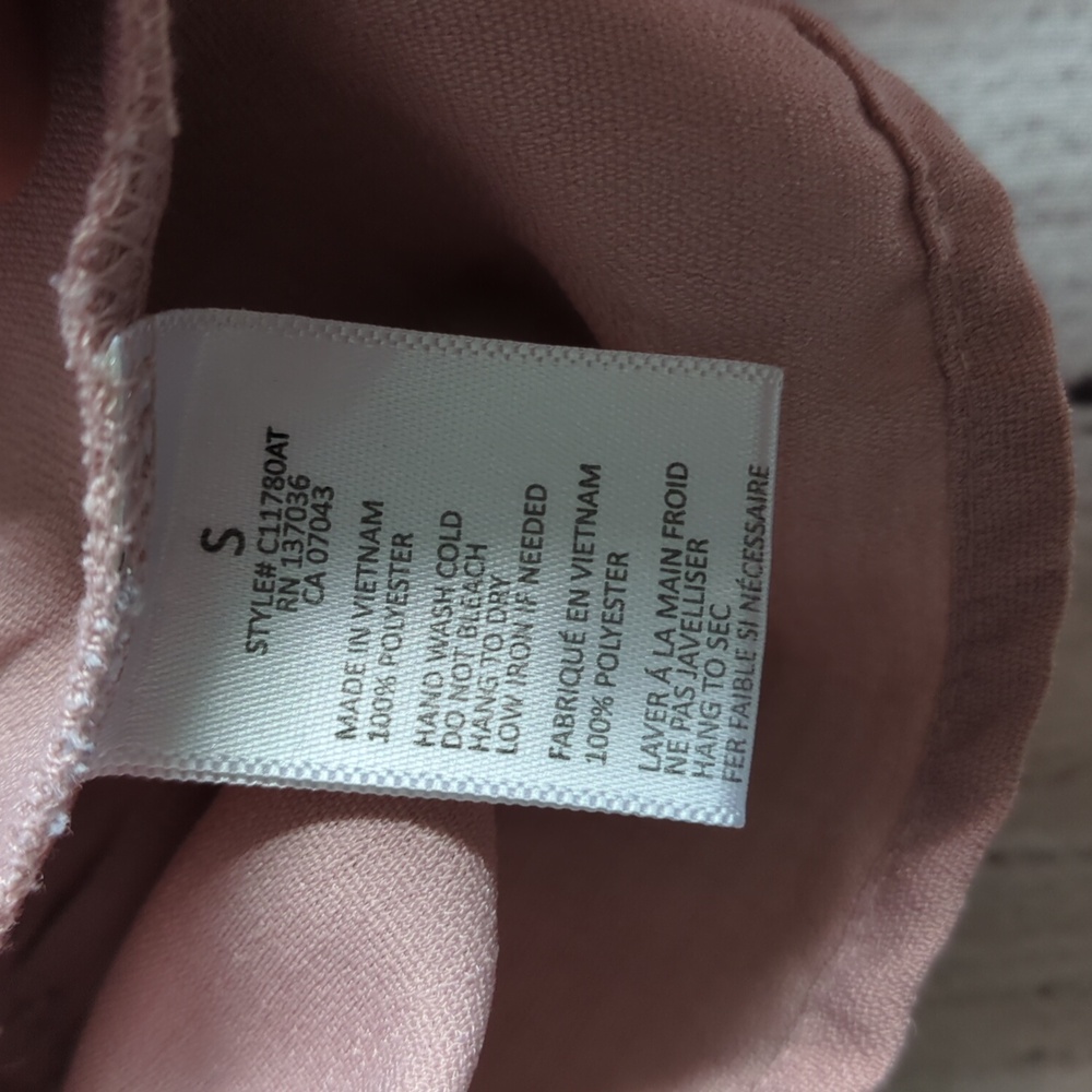 Pink Button-Down Ruffle Tank Top - Picture 5 of 5